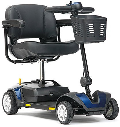 Livewell Jaunt 4mph Portable Travel Car Boot Mobility Scooter (Blue)