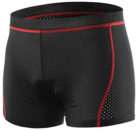 Lixada Cycling Shorts Pantalones Cortos de Silicona Ropa Interior Transpirable para Ciclismo con 5D Gel Acolchado MTB Unisexo