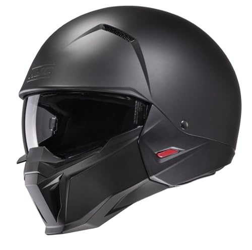 HJC, Casque Moto Jet i20 UNI Semi Mat Noir, XXL