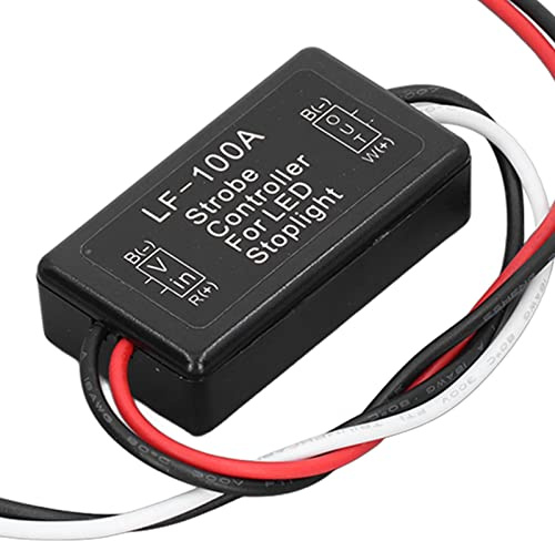 Contrôleur de Stroboscope à LED Module de Clignotant de Feu de Freinage Monté en Hauteur Intelligent pour la Fréquence de Clignotement de Feu Arrière Automatique de Véhicule de Voiture 50W 9-16V