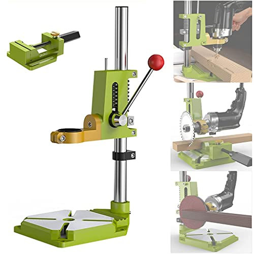 Soporte De Base para Taladro, Soporte Taladradora Vertical, Soporte De Prensa De Taladro Broca De Mesa Soporte De Taladro para Bricolaje, Control Preciso, Producción Artesanal B