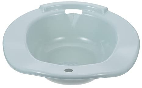 BCOATH Sitzbad Für Toilette Mit Griff Und Aufhängung Tragbares Sitzbadewanne Für Schwangere Senioren Und Mobilitätseingeschränkte Rutschfest Passt Gängige Toilettenmodelle Belastbar Und e