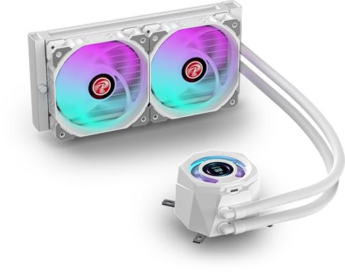 RAIJINTEK RAFF CPU LIQUIDO CYCLOPS 240 WHITE ARGB PWN LCD TFT 1.4 0R10B0023