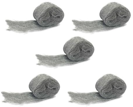Steel Wire Wool, Steel Wool Mice， Removing Paint, Varnish, Rust， Fill Fabric, Gap Blocker, Protects Against Animals in Holes, Pipelines, Wall Cracks, and Vents for Garden, House, Garage