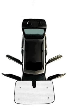 DZSYBUIGB Pare-Soleil Pare-Soleil fenêtre de Voiture pour Volvo S90 2017 2018 2019 2020 2021 2022 2023, réflecteur de Protection UV Pare-Soleil Vitres(F Windshield)