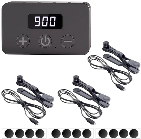 Smart Phone Auto-Clicker med 5 klickhuvuden, tyst funktionalitet, justerbar hastighet för 5 enheter, långvarig 7-timmars batteritid