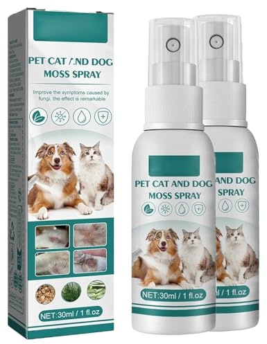 Uzionoie Spray de Guérison pour Animaux,Spray de Cicatrisation pour Animaux de Compagnie,pour Le Nettoyage et Le Soin des Plaies,Pet Wound and Skincare 30ML*2PC