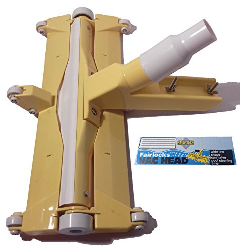 Aspirafango FAIRLOCKS in PVC con ruote e spazzole 47cm attacco tubo 38/50mm