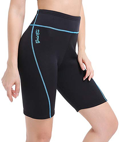 GoldFin Wetsuit Shorts for Women, 2mm Neoprene Short Wetsuit for Water Sports Surfing Diving Swimming Kayaking