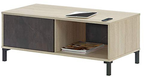 MarinelliGroup Tavolino da caffe' 100 X 50 X 41 cm tavolo salvaspazio salotto soggiorno ROVERE + OSSIDO 0X1641F