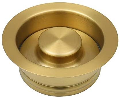 STARSTAR Kitchen Sink Flange Stopper Garbage Disposal Flange for Fit 3-1/2 Inch Standard Sink Drain Hole (Gold)