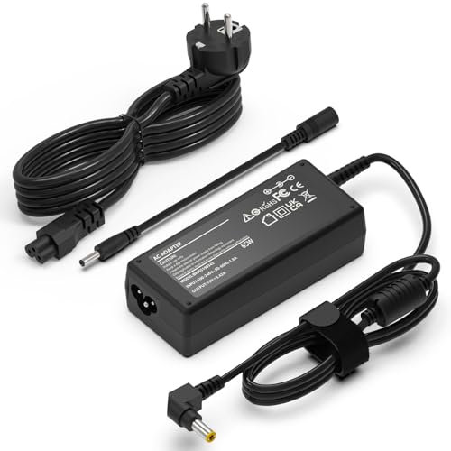 65W Laptop Netzteil Ladekabel für Asus Medion Akoya Toshiba Ladegerät für Asus R556 R556U R556L R510L R752L R752N R751L X552L X555L X751S X751L X751N F555L F551M F751L F751M PA-1650-63 5,5 x 2,5 mm