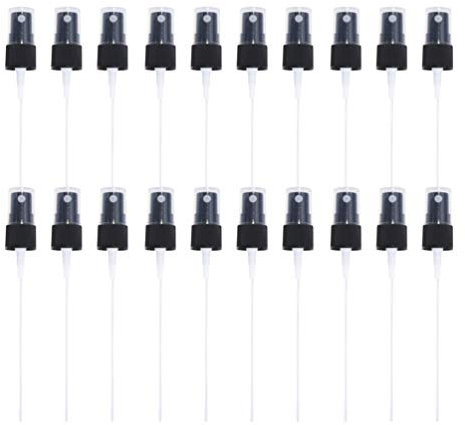 DOITOOL 20pcs Fine Mist Spray Top Replacement Pump Top Head Perfume Bottle Sprayer Caps Caliber for Travel Toiletry Bottles