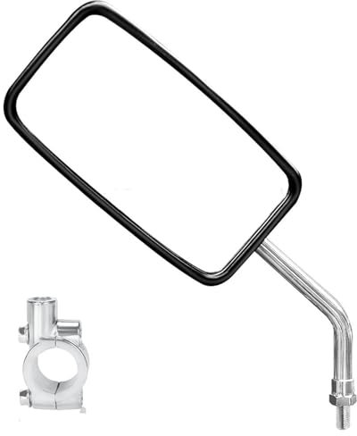 Motorrad Rückspiegel Innerhalb Von 22–25 Mm Fahrradspiegel, Aluminiumlegierung Fahrradreflektor Weitwinkel Dreirad Quad Motorrad Roller Rückspiegel Links Und Rechts Motorrad Lenkerendenspiegel (Farbe