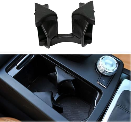Center Console Cup Holder Insert Divider Barrier Partition For Mercedes Benz C/E W204 W212 W207, Central Armrest Drink Holder, 2046802391 (black)