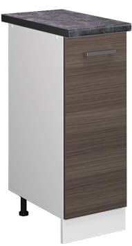 Vicco Pharmacy cabinet Raul, Grey/White, 30 cm, WT Anthracite