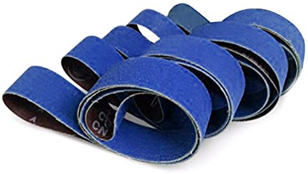 slipband,Slipbälten, 4st 2 x 72 40/60/00/120GIRT CERAMIC SLADING BELTS Bands grova slipning 50x1800mm