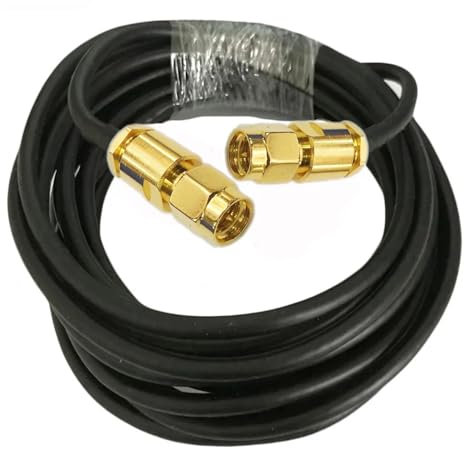 Cavo coassiale RG58 SMA maschio a SMA maschio connettore a morsetto 50-3 cavo coassiale 50ohm 1/3/5/10/15/20/30m(15m)
