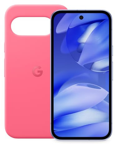 Google Pixel 9a – Smartphone Android Libre con cámara con IA, batería para Todo el día y potentes Funciones de Seguridad – Lila, 256GB + Funda de Pixel 9a – Rosa peonía