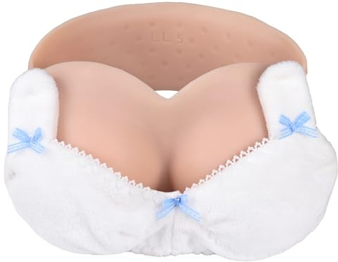 Funxzior Silikon Brust Prothesen für Crossdresser Trägerlose Tube Top Realistische Silikonbrüste Transgender Brustplatte Gefälschte Brustformen B Körbchen Größe XL Füllung aus Gel, Helle Haut