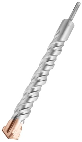 Hilpaty Hammerbohrer SDS Plus Betonbohrer 35x350mm, Professionell Steinbohrer mit 4 Hartmetall Schneiden für Bohren in Stein, Beton, Naturstein, Ziegelmauer
