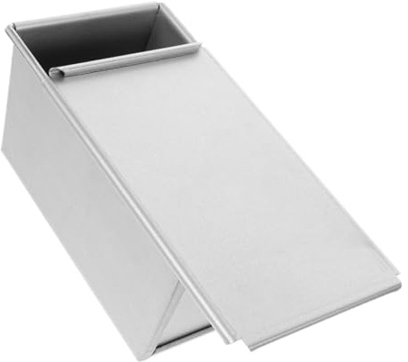 MUELODSIC Molde para Pan Rectangular de Metal con Tapa Molde Antiadherente para Hornear Pan y Tostadas Capacidad para Reuniones Familiares y Fiestas