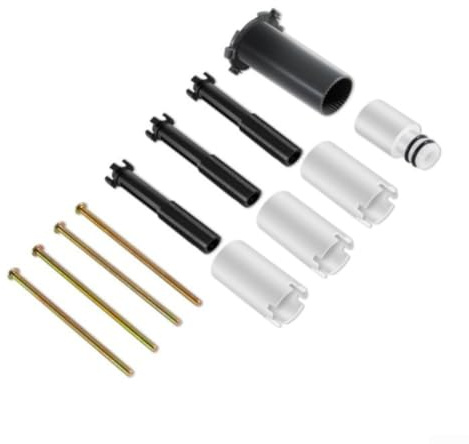 Honseadek Shower Control Extension Kit, 25Mm Expansion Set, Compatible With Thermostatic Mixer Trims, Flexible 1-Inch Adjustment For Custom Installation