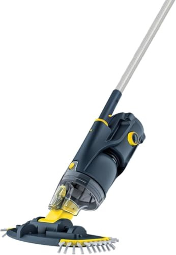 Comfortpool G5 Aufladbarer Poolstaubsauger + Teleskopstange (max. 332 cm) | Vorteilspaket | Kabelloser Poolreiniger | Staubsauger für Pools | Boden- & Wandreinigung | Spa & Aufstellpool