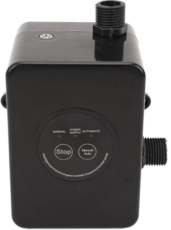 Jeffergarden Pompa Booster Automatica 24 V 100 W con Motore a Magnete Permanente e Interruttore Intelligente del Flusso D'acqua per L'approvvigionamento Idrico Domestico Irrigazione (Spina europea)