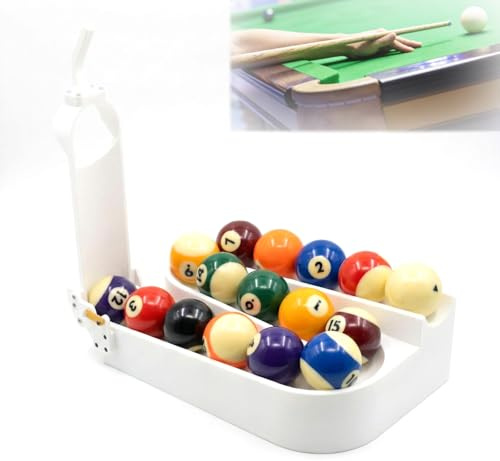 Biljard, träningshylla, biljardset och launcher, precisionsverktyg, avtagbart bärbart halkskydd, för snooker, nio bollspelare
