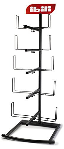 IBILI Pairing Exhibitor Paella Dish Stand, Metal, Black, 30 x 30 x 175 cm