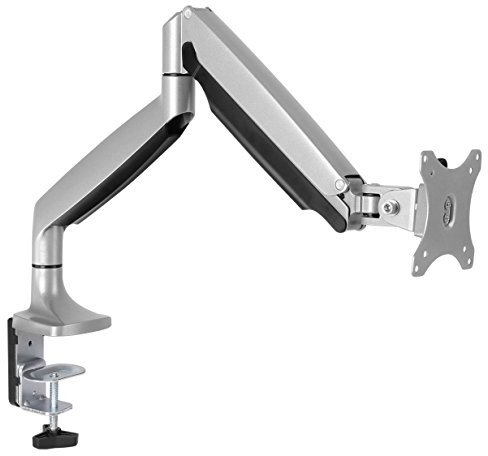 RICOO Monitorarm Monitorhalterung mit Gasdruckfeder Monitor-Arm Halterung für 13-32 Zoll Computermonitor Ständer Bildschirm-Halterung TS9711 Schreibtisch Monitor-Halter Tischhalterung VESA 75 & 100