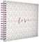 Hama Álbum de fotos de 28 x 24 cm (álbum en espiral con 40 páginas blancas, libro de fotos para hacer y pegar, álbum de bodas para hasta 80 fotos en formato 10 x 15 cm), color beige y blanco