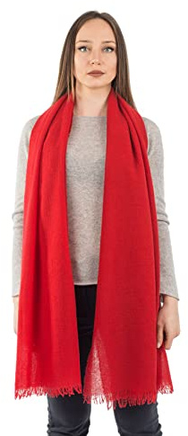 Dalle Piane Cashmere Damen Pashmina 100% Kaschmir | Leichtes Schultertuch für Hochzeit und Reisen, 70x200 cm, Frühling, Sommer und Abend, Geschenk für Sie, Made in Italy