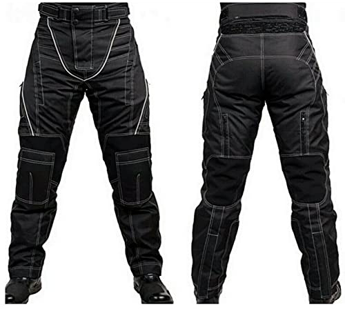 L&J Motorradhose mit Protektoren Herren Textil Motorrad Jacke Roller Chopper