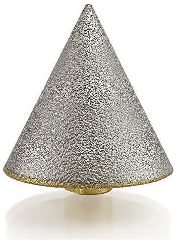 NBB vakuumgelöteter Diamant-Fasfräser mit M14 für Winkelschleifer, Diamant-Reibahle, zum professionellen Trocken- oder Nassfasen auf Porzellan, Keramik, Fliesen, Granit, Marmor, zum Lochfräsen(1,CB75)