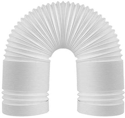 Tuyau Évacuation Climatiseur Télescopique, Tuyau d'air Ventilation Echappement 130mmx1.5m, Tube de Ventilation Flexible, Tuyau d'échappement de Chaleur pour Climatiseur Mobile Extracteur d'Air