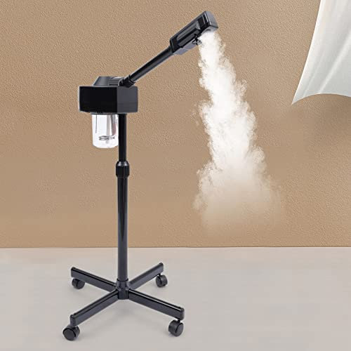 LNINNERY Sauna facciale Ozon Face Steamer 360° Rotazione Vaporizzatore per Viso Sauna Facciale Steamer 750W