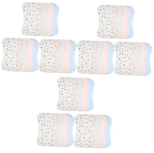 ibasenice 3sets Infant Spucktücher Baby Lätzchen Neugeborenen Baumwolle Handtuch Sanfte Material Für Kleinkinder 5 Stücke * 3