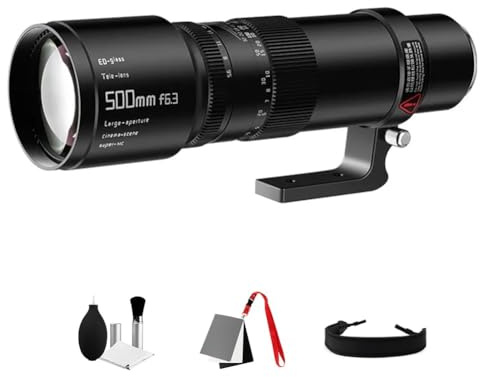 TTArtisan Teleobjektiv F6.3, 500 mm, Vollrahmen, große Blende, manueller Fokus, kompatibel mit Fujifilm X