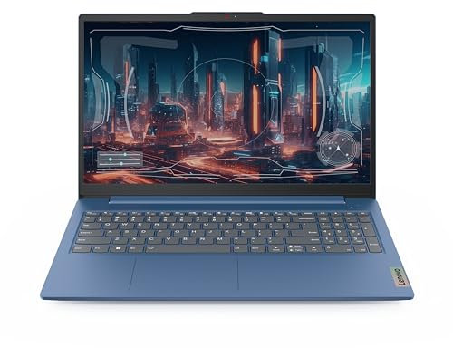 Lenovo IdeaPad Slim 3 | 15 inch Full HD Laptop | Intel Core i3-N305 | 8GB RAM | 512GB SSD | Windows 11 Home in S mode | Abyss Blue