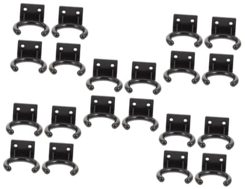 Abaodam 20pcs Mic Clamp Wall Mount Microphone Holder for Ktv Home Conference Easy to Install Heavy Duty