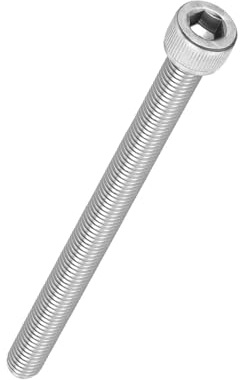 Kozelo 2 Stück Zylinderschrauben mit Innensechskant - [M10-1,5 x 120mm] 304 Edelstahl Vollgewinde Allen Innensechskantschraube für Elektromotor 3D-Druck Lüfter Motorenaustausch, Silber
