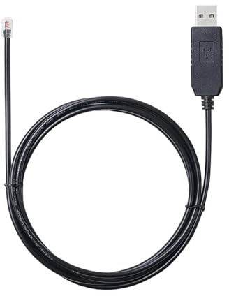 Hwmsza Prolific PL2303 USB RS232 Serial to RJ9 4P4C C7 PC Configuration Cable for Servo-ronix CDHD Servo Drive C7 PC Link Control Cable(2.98m)