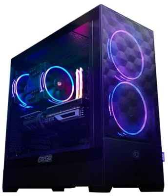 G4M3R® Hero Gaming-PC Desktop | AMD Ryzen 7 7800X3D | GeForce RTX 5070 | 64 GB RAM DDR5 6000 MHz | 1TB SSD M.2 | ARGB-LED-Beleuchtung | Wi-Fi 6E | Windows 11 Home