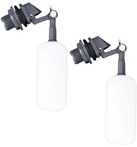 QUMIIRITY 2pcs Float Valve for Water Tank Plastic Float Ball Valve Aquarium Water Control Automatic Fill for Waterer Bowl
