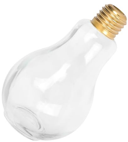 Didiseaon Coppa da Cocktail Soffiato Forma di Lampadina Bicchiere per Vino Rosso e Succo Elegante per Bar e Feste