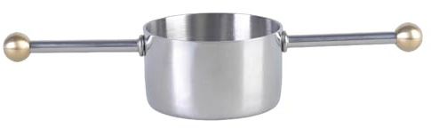 Confezione da 2 Cocktail Jigger in Acciaio Inox Efficiente Doppia Perla Misurazione della Coppa Accessori Liquore Per Ristoranti Professionale Barista Strumento
