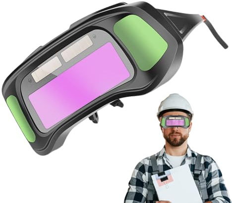 Gafas De Soldadura Seguridad - Gafas Autooscuras para Soldador | Equipo de Protección de Energía Solar para Trabajos Metales Soldadura Molienda Construcción | Fabricación Industrial Y D