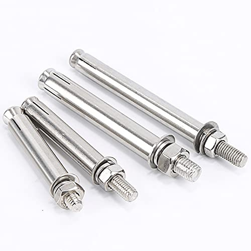 5 Stück M12 Edelstahl-Spreizdübel – Hochleistungs-Befestigungselemente for Beton und Mauerwerk zur sicheren Montage(M12x150mm)